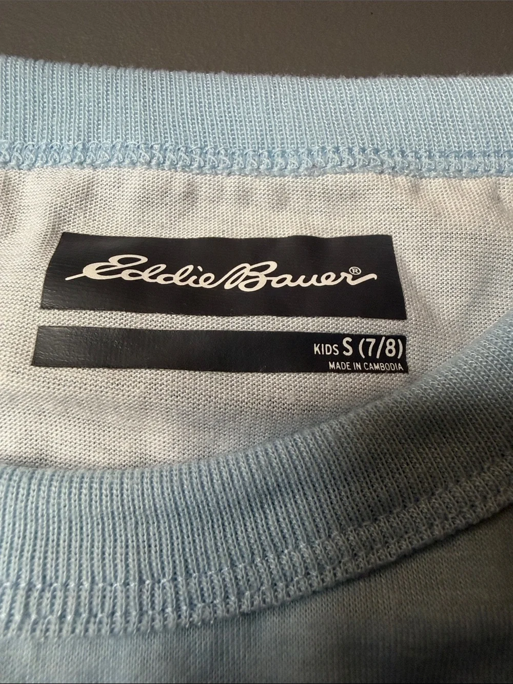 Kid’s 4-piece Eddie Bauer Pajama set.    Size: small/7-8